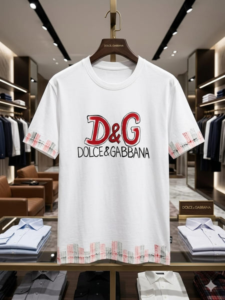Men’s Trendy White Half Sleeve Printed T-Shirt