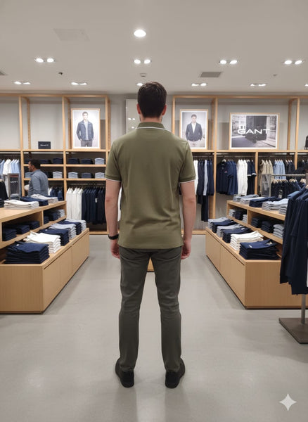 Premium Olive Green Polo T-Shirt for Men