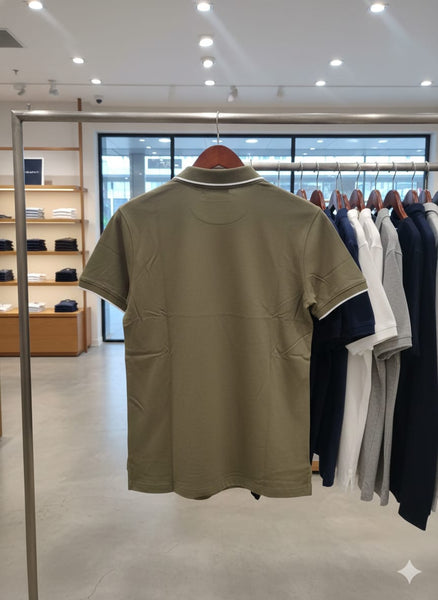 Premium Olive Green Polo T-Shirt for Men