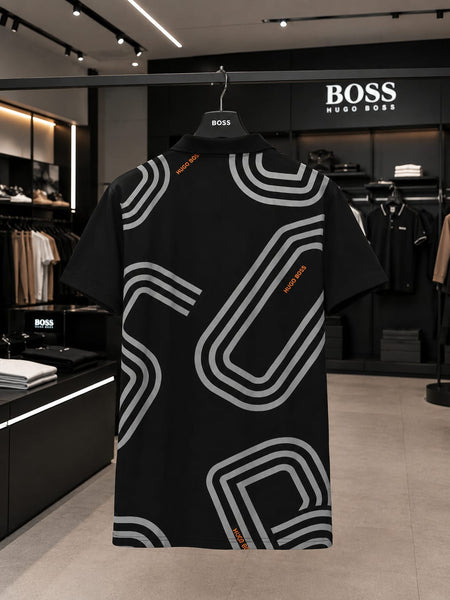 Men’s Premium Trendy &  Branded Black Logo Polo T-Shirt
