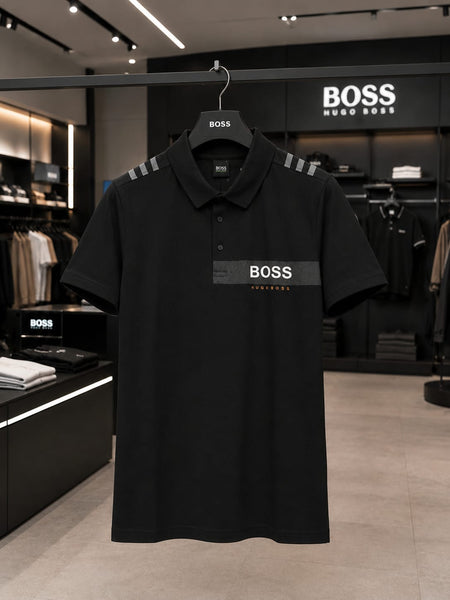 Men’s Premium Trendy &  Branded Black Logo Polo T-Shirt
