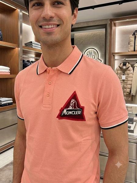 Premium Peach Polo T-Shirt – Elegant Casual Comfort