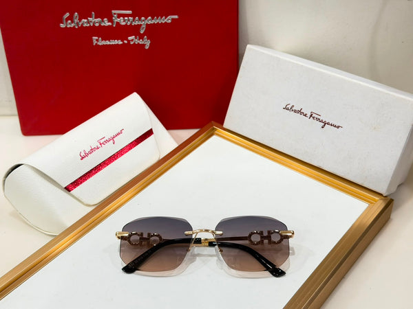 Luxury Square Gradient Sunglasses – Premium Vintage Style