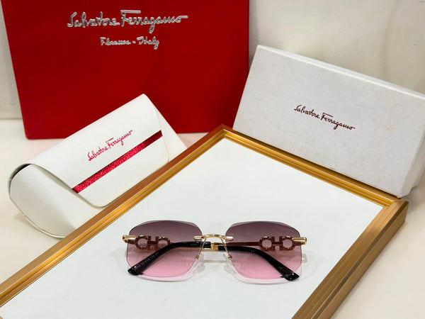 Luxury Square Gradient Sunglasses – Premium Vintage Style