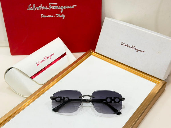 Luxury Square Gradient Sunglasses – Premium Vintage Style