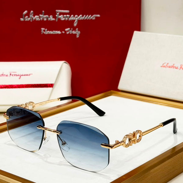 Luxury Square Gradient Sunglasses – Premium Vintage Style