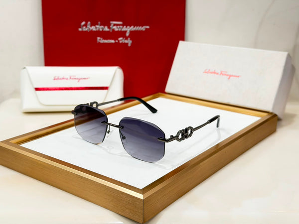 Luxury Square Gradient Sunglasses – Premium Vintage Style