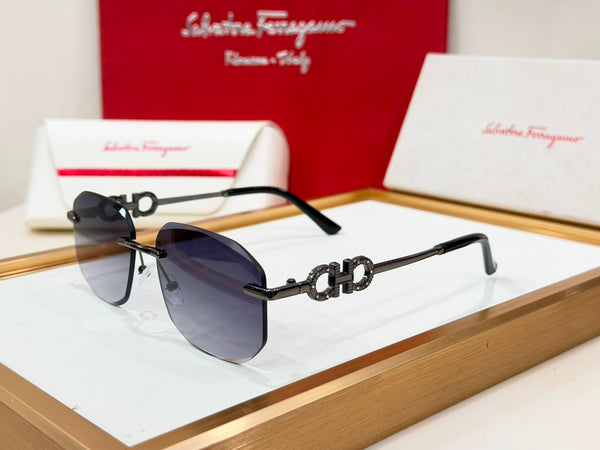 Luxury Square Gradient Sunglasses – Premium Vintage Style