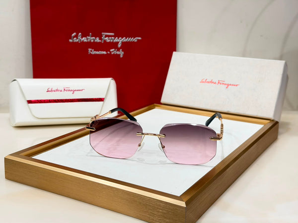 Luxury Square Gradient Sunglasses – Premium Vintage Style