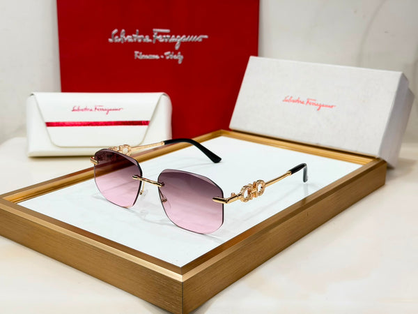 Luxury Square Gradient Sunglasses – Premium Vintage Style