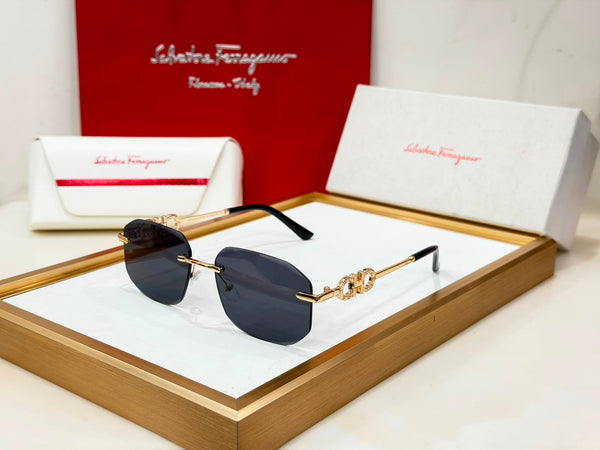 Luxury Square Gradient Sunglasses – Premium Vintage Style