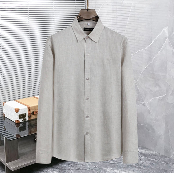 Men’s Elegant Grey Full Sleeve Shirt Classic Premium Casual Wear