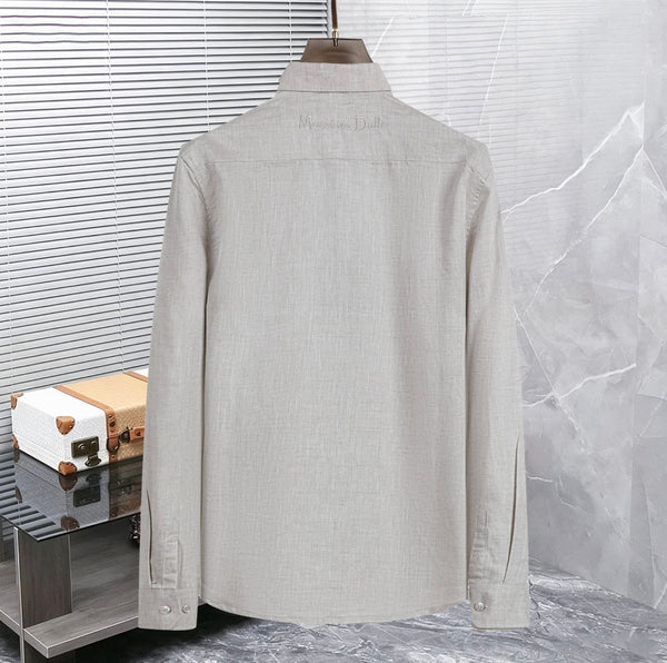 Men’s Elegant Grey Full Sleeve Shirt Classic Premium Casual Wear