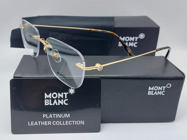 Rimless Metal Frame Eyeglasses – Premium Lightweight Luxury Design