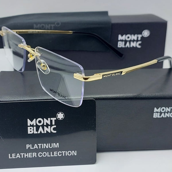 Rimless Metal Frame Eyeglasses – Premium Lightweight Luxury Design