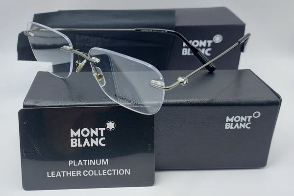 Rimless Metal Frame Eyeglasses – Premium Lightweight Luxury Design