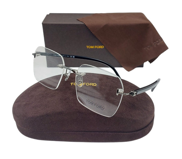 Rimless Square Eyeglasses – Luxury Lightweight Frame