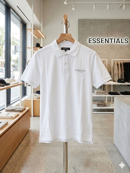 Premium White Polo T-Shirt – Minimalist Classic Everyday Wear