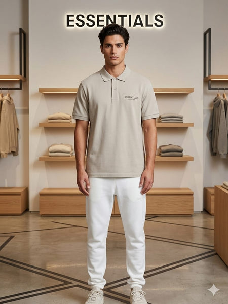 Men’s  Premium Beige Polo T-Shirt – Classic Casual Fit