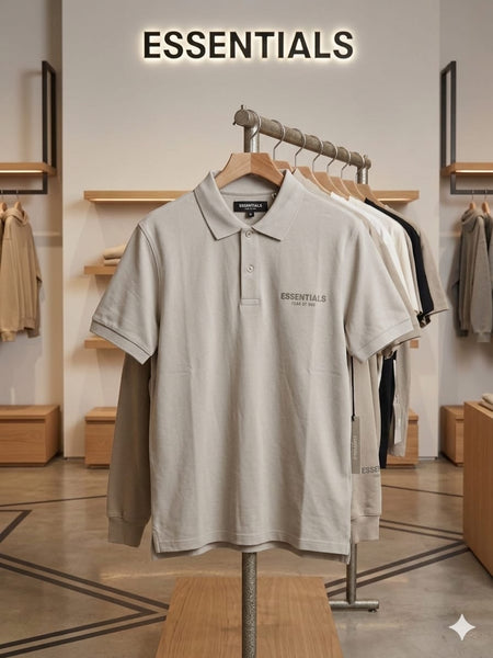 Men’s  Premium Beige Polo T-Shirt – Classic Casual Fit