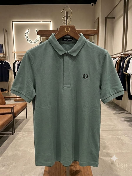 Premium Embroidered Logo Green Polo T-Shirt For Men