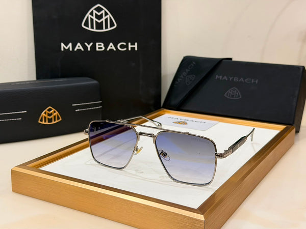 Luxury Square Aviator Gradient Sunglasses Premium Metal Frame