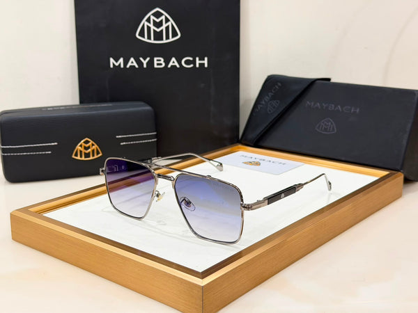 Luxury Square Aviator Gradient Sunglasses Premium Metal Frame