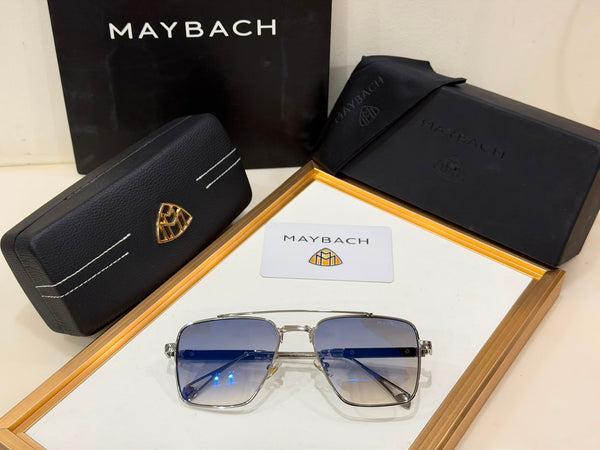 Luxury Square Aviator Gradient Sunglasses Premium Metal Frame