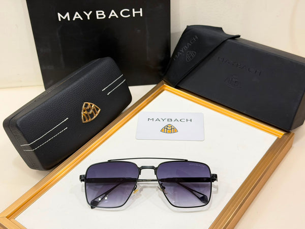 Luxury Square Aviator Gradient Sunglasses Premium Metal Frame