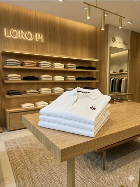Luxury Stylish White Regular Fit Polo Tee for Men