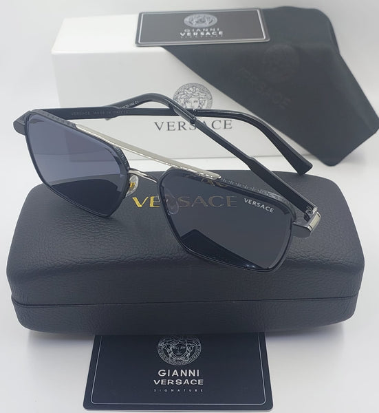 Luxury Designer Square Sunglasses with Metal Finishing