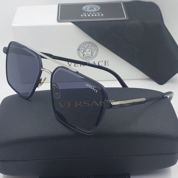 Luxury Designer Square Sunglasses with Metal Finishing