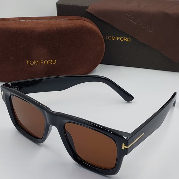Luxury Square Sunglasses  Black Frame with UV-Protected Lenses