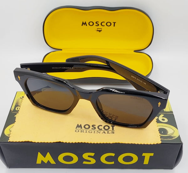 Branded Luxury Eyewear Elegant Black Acetate Sunglasses