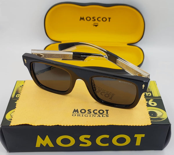 Branded Luxury Eyewear Elegant Black Acetate Sunglasses