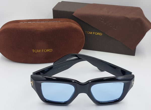 Luxury Square Sunglasses  Black Frame with UV-Protected Lenses