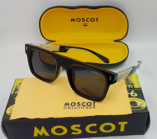 Branded Luxury Eyewear Elegant Black Acetate Sunglasses