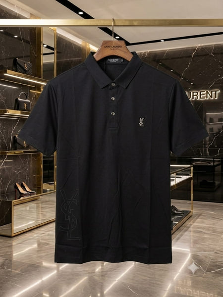 Men's Premium Black Polo T-Shirt – Classic Luxury Fit