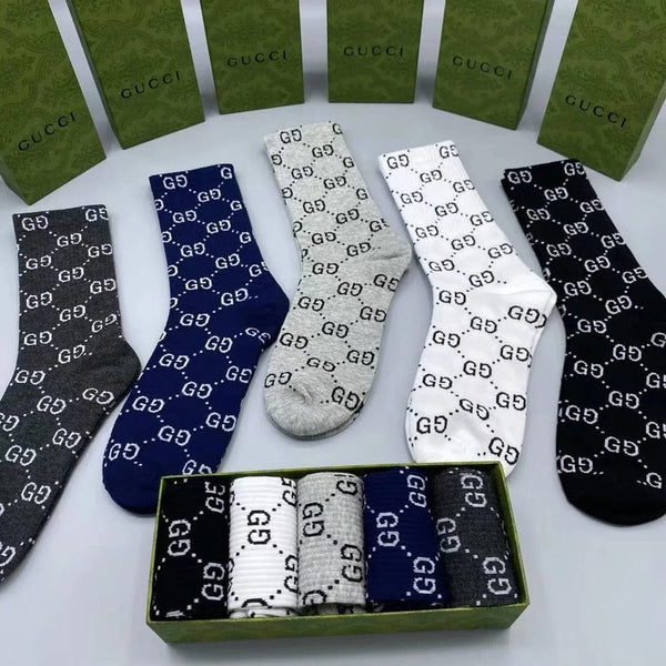 Luxury GG Pattern Premium Socks