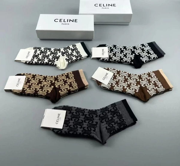 Premium Designer Pattern  Long Socks – Comfortable Everyday Wear