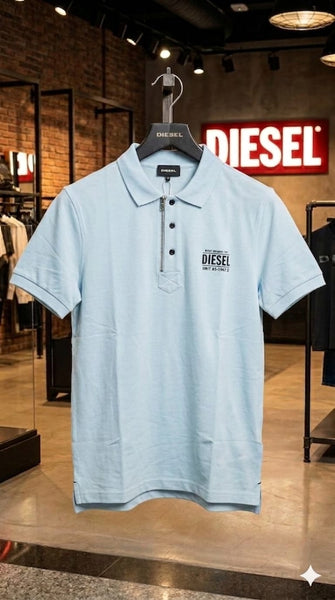 Men’s Premium Sky blue Polo T-Shirt With Initial Brand Logo