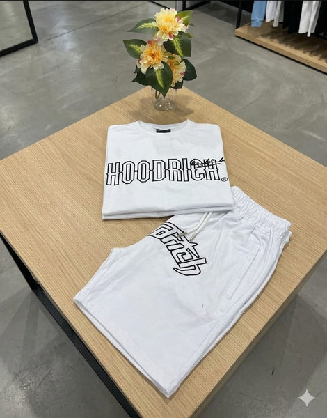Premium Signature White two Piece  Set for Men
