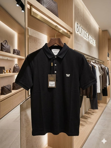 Premium Black Polo T-Shirt for Men – Classic Regular  Fit Casual Wear