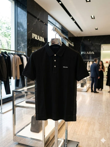Premium Black Polo T-Shirt for Men – Elegant Everyday Wear