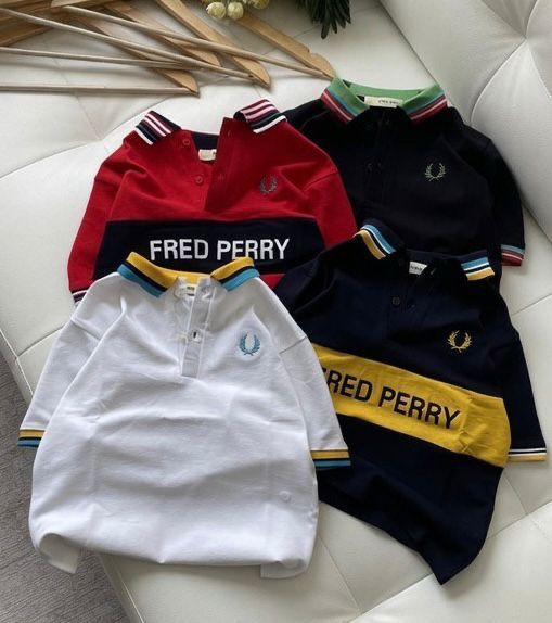Kids Premium Polo T-Shirt Collection  Classic Color Block Design