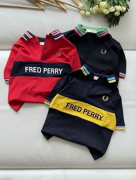 Kids Premium Polo T-Shirt Collection  Classic Color Block Design