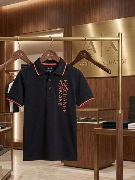 Kids Premium Polo T-Shirt with Signature Logo Print