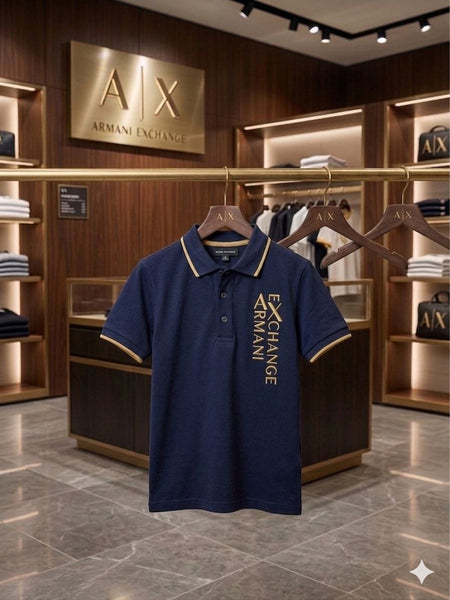 Kids Premium Polo T-Shirt with Signature Logo Print