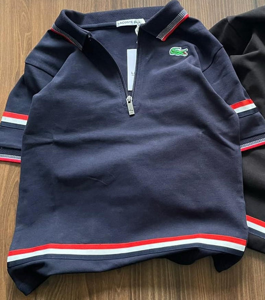 Kids Classic Half-Zip Pullover Sweatshirt with Signature Crocodile Logo