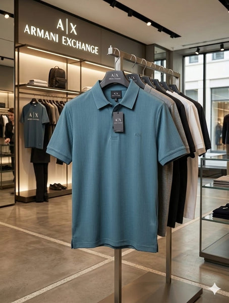 Men’s Premium Designer Texture Polo T-Shirt